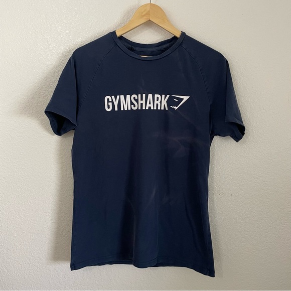 Gymshark Other - 2 Gymshark Navy Blue Short Sleeve T-Shirt Athletic Workout Bundle Mens Medium